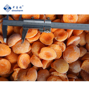 Sinocharm Gran calidad IQF Albaricoque fresco Mitades Precio de fábrica 10kg Frutas de albaricoque congeladas a granel para jugo - Product Image 3