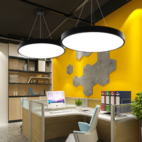 Plafonnier led circulaire en acrylique pour salon, design loft nordique, TUV, CB, CE