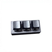 SAYODEVICE Keypad Makro Mekanis 3 Tombol yang Dapat Diprogram, Keyboard Mini Berkabel, Lampu Latar LED RGB, USB Mikro, Gaming Meja