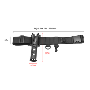 Ceinture de taille de <span class=keywords><strong>pêche</strong></span> support de <span class=keywords><strong>canne</strong></span> ceinture de pataugeoire réglable avec insertion de poteau Portable pour moulinet de coulée de filature - Product Image 2