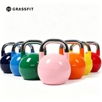 Ensemble de kettlebells HYROX personnalisés de qualité compétition, équipement de fitness professionnel pour l'entraînement fonctionnel, entraînement en salle de sport