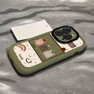 Custodia per <span class=keywords><strong>telefono</strong></span> con cornice per <span class=keywords><strong>telefono</strong></span> con orsacchiotto per iPhone 16 15 PROMAX <span class=keywords><strong>Cover</strong></span> per <span class=keywords><strong>telefono</strong></span> nuovo guscio di protezione per cartoni animati - Product Image 6