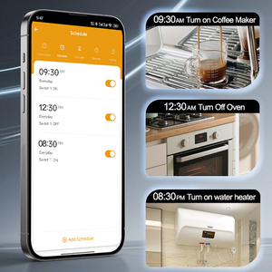 Prise <span class=keywords><strong>Wifi</strong></span> Tuya Argentine 16A, prise intelligente, moniteur de puissance, télécommande, minuterie, compte à rebours, commande vocale, fonctionne avec Alexa et Google Home - Product Image 3