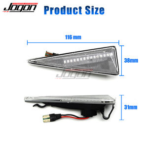 Luz LED de señal de giro dinámica, indicador lateral para Renault avitime Espace MK4 Megane MK2 CC Scenic Vel Satis Wind - Product Image 5