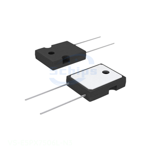 Electronic Integrated Circuits Single Diodes In Stock TO-247-2 VS-E5PX7506L-N3 DIODE STANDARD 600V 75A TO247AD - Product Image 1