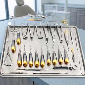 Kit de 74 instruments manuels pour chirurgie buccale et dentaire, extracteurs et forceps, certifié CE, par Grip Surgical - Product Image 3
