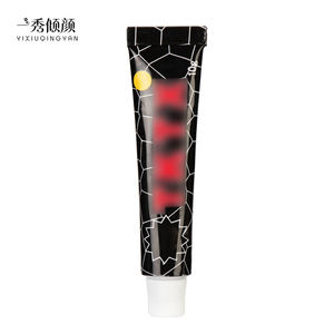 Tinta de Tatuaje en Tubo de Aluminio Negro Craquelado de 10 ml, 55% Blanca para Crema, para Estudios Profesionales de Maquillaje Permanente de Cejas y Labios - Product Image 3
