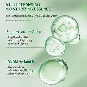 Limpiador <span class=keywords><strong>Facial</strong></span> Espumoso <span class=keywords><strong>de</strong></span> Uso Diario, Suave, con Aminoácidos, Control <span class=keywords><strong>de</strong></span> Grasa, Hidratante y Blanqueador, Marca Privada - Product Image 4