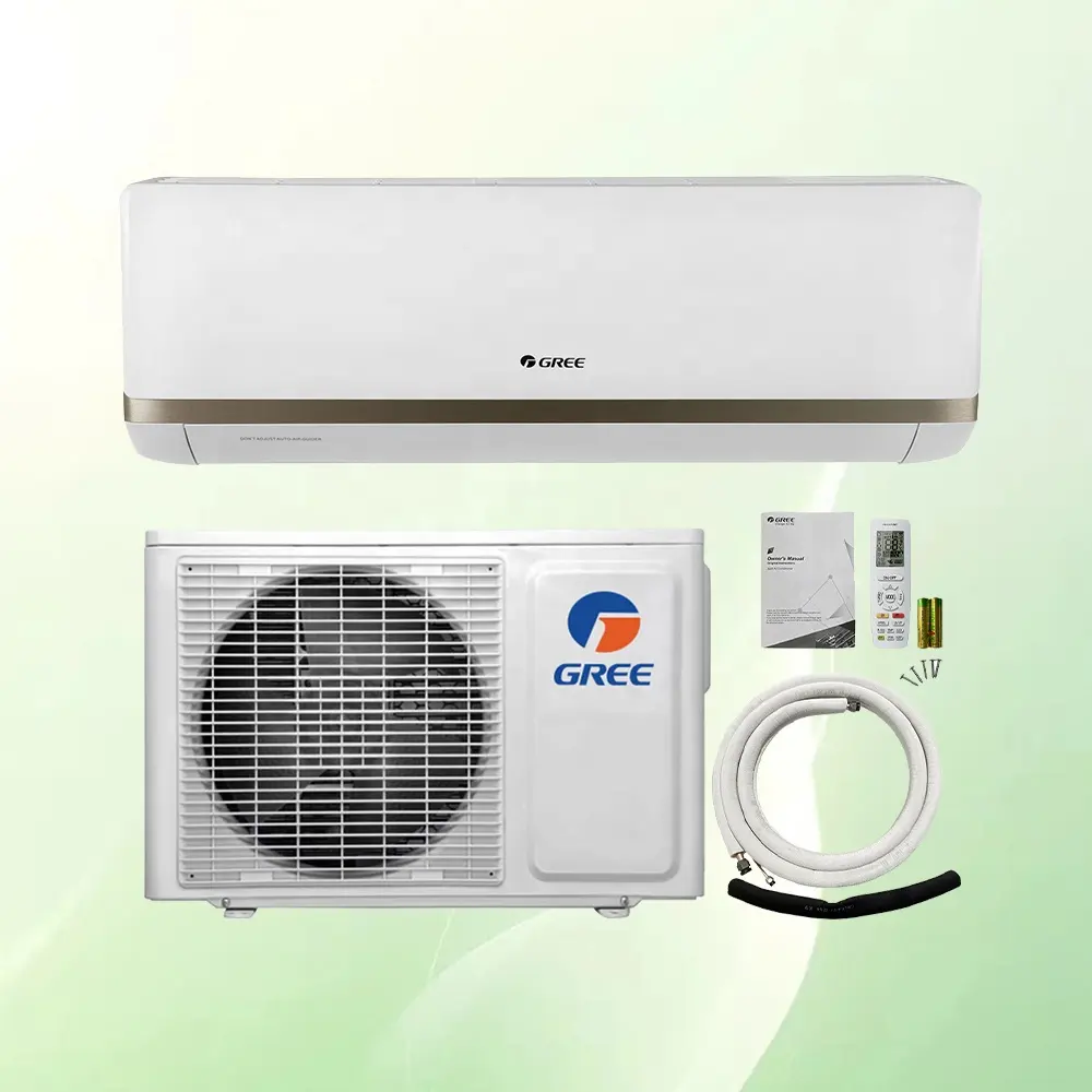 Zhuhai Gree Bora Split Air Conditioner Cooling Only 9000btu 12000btu R410A Fixed Speed Air Conditioning with Intelligence APP