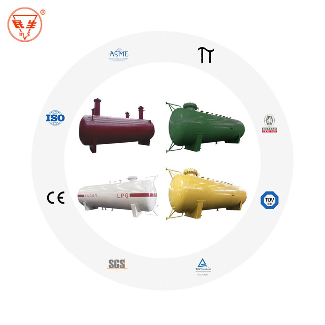 LPG Gas Storage Above Ground Storage Fuel lpg Tank Cylinder for Factory Use