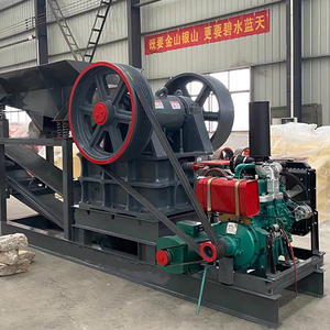 Trituradora de Mandíbulas Móvil Pequeña con Motor de Corriente Alterna y Rodamientos para Trituración de Mineral, Capacidad Máxima de 40 Toneladas por Hora - Product Image 3