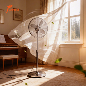 Ventilador <span class=keywords><strong>de</strong></span> Pedestal Eléctrico <span class=keywords><strong>de</strong></span> 16 Pulgadas OEM ODM, Ventilador <span class=keywords><strong>de</strong></span> Pie con Aspas Metálicas, Precio al por Mayor, Ventilador Industrial <span class=keywords><strong>de</strong></span> Refrigeración - Product Image 3
