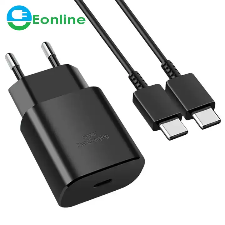 Type C Charger Cable with 25W Pd USB C Adapter for Samsung Galaxy Mobile  Phone C Power Charging - China for Phone Charger and Fast Charging price