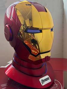 <span class=keywords><strong>Legends</strong></span> Genuine 1/1 <span class=keywords><strong>Iron</strong></span> <span class=keywords><strong>Man</strong></span> Cosplay casco Real látex plástico usable cambio de cara automático para fiestas de Halloween <span class=keywords><strong>Marvel</strong></span> - Product Image 2