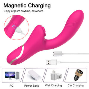 Großhandel Herstellung Sexspielzeug <span class=keywords><strong>Sex</strong></span>-Tools <span class=keywords><strong>2</strong></span> in 1 Nippel Vibration G-Punkt Vibratoren Dildos für Frauen <span class=keywords><strong>Vibrator</strong></span> - Product Image 4