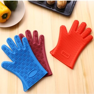 Gants de cuisine longs en silicone imperméables et antidérapants, gants de grillade résistants à la chaleur, gants de barbecue, maniques de four en silicone pour la cuisine - Product Image 4