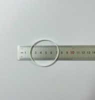 Bandes élastiques synthétiques en caoutchouc TPR blanc sans latex, diamètre 50 mm, largeur 3 mm, fabricant d'usine, vente en gros