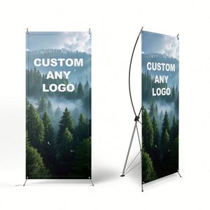 Stand de Exhibición Portátil y Resistente de PVC de 180x80cm para Ferias Comerciales, con Banner Impreso Personalizado - Product Image 5