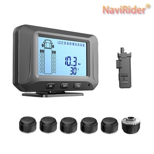 6 Wheel High Quality High Efficient Truck Trailer <b>Tpms</b> Wireless Tire Pressure Monitoring System - Product Image 4