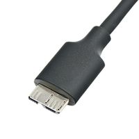 Kabel Data USB 3.0 Tipe C Male ke Micro B Male Kecepatan Tinggi untuk Ponsel dan Hard Drive Eksternal