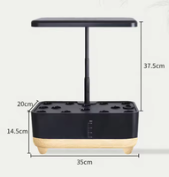 Jardinière hydroponique intelligente moderne avec Bluetooth, 5L d'eau, pour lampe de culture LED, pour la culture de plantes comestibles à domicile en intérieur