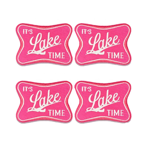 Verão Lake Life Bordado Trucker Hat Patch Soa Como Bullshit Me Raisin Inferno Vaqueira Praia Babe Patch Tecido Material - Product Image 3