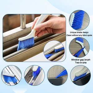 Cepillo para platos de nailon de grado <span class=keywords><strong>industrial</strong></span>, soporte para botellas de fregador de ollas en ángulo recto, cepillo de limpieza de cocina personalizable, producto OEM - Product Image 4