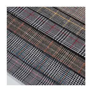 Cost-Effective 100% Polyester Single-Sided Plaid Fabric Suitable For Outerwear