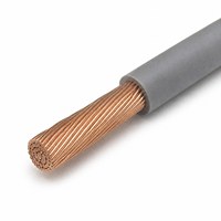 Câble souple monoconducteur en cuivre H07Z-K 450/750V LSZH à faible émission de fumée et sans halogène pour le câblage des bâtiments publics