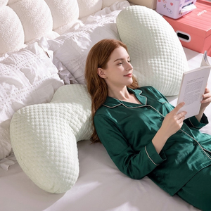 Almohadas <span class=keywords><strong>de</strong></span> Peluche Sensoriales Abstractas Onduladas Gigantes <span class=keywords><strong>de</strong></span> Algodón Personalizadas Aika <span class=keywords><strong>de</strong></span> 90 cm, Decoración Estética para Habitaciones - Product Image 5