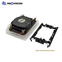 Dissipateur thermique de serveur actif LGA 4189 haute Performance 1U avec refroidisseur de processeur de serveur Cooper Vapor Chamber TDP205W 1U