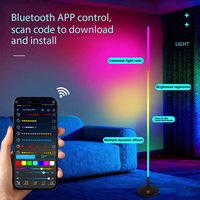Bande lumineuse LED USB RGB intelligente effet feux d'artifice 1m, réactive à la musique, contrôlable via application Bluetooth pour la décoration de Noël à la maison