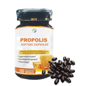 AusresonプライベートラベルサプリメントBee <span class=keywords><strong>Propolis</strong></span>ソフトカプセル500mg 1000mg <span class=keywords><strong>Propolis</strong></span> Softgelカプセル - Product Image 1