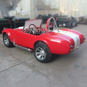 Coche Deportivo Eléctrico Clásico Rojo Mini de Alta Gama Personalizable, Vehículo Retro de Transporte Especial - Product Image 1