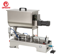 Machine de remplissage pneumatique semi-automatique de Type U pour huile nouvelle condition pour boissons pâtes de Sauce tomate Salsa au chocolat