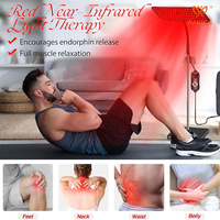 PAKISS Lampe de luminothérapie LED à lumière rouge pour la relaxation musculaire, 126 LED - pour le corps entier, le visage, le cou, le dos, les pieds