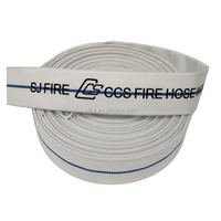 Tissu de tuyau d'incendie en caoutchouc blanc doublé, vente en gros par les fabricants chinois