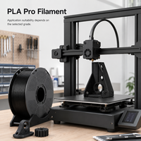 Filament PLA Pro 1,75 mm pré-séché résistant à l'humidité pour imprimantes 3D, bobine de 1 kg compatible avec la plupart des imprimantes FDM (noir) Chine