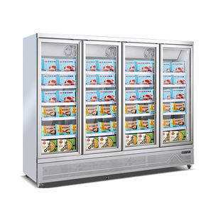 Refrigerador de helado comercial Refrigerador de puerta de vidrio plano Venta al por mayor <span class=keywords><strong>Freezar</strong></span> para equipo de supermercado - Product Image 4