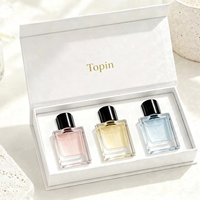 Vente en gros de flacons de parfum miniatures personnalisés de 10 ml, 15 ml, 30 ml avec boîte, boîte-cadeau de parfum en papier rigide de luxe