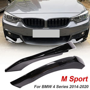 Spoiler Anteriore per <span class=keywords><strong>BMW</strong></span> <span class=keywords><strong>Serie</strong></span> <span class=keywords><strong>4</strong></span> F32 F33 F36 2014-2020 M-Sport, Aspetto Fibra di Carbonio/Nero Lucido, Splitter Aerodinamici - Product Image 2
