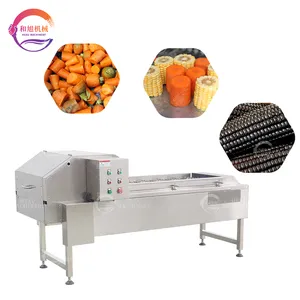 Línea de máquina de procesamiento de alimentos multifuncional motorizada de acero inoxidable de alta calidad para panadería restaurante maíz dulce fresco - Product Image 1