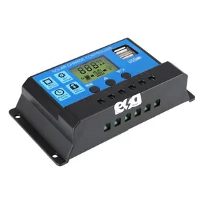 ESG FOR SOLAR POWER SYSTEM MPPT 12V/24V Auto 20AM PWM LCD Display Charge Solar Controller