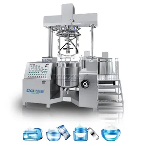 CYJX Factory Cosmetics Mixing Detergent Liquid Soap Homogenizing Mixing Tank Electric Heating And Cooling Equipment liquid mix