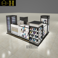 Desain Etalase Ponsel Kios Aksesoris Ponsel Kustom Mall Pameran Handphone