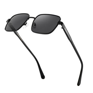 Logotipo personalizado Alta Qualidade Acetato Templo Óculos Polarizados UV400 Lentes Confortáveis Metal Frame Sun Glasses Factory - Product Image 5