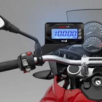 Alat Pengukur Motor KOSO 4-in-1 Baru: Temperatur Air/Oli, Tachometer, Tegangan, dan Tampilan Waktu untuk Modifikasi