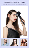Ensemble puissant de sèche-cheveux de salon avec diffuseur pour hôtels et voyages Logo personnalisé Sèche-cheveux ionique à haute efficacité