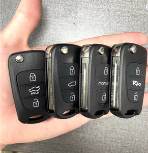 Coque de clé de voiture noire ABS à 3 boutons pour I20 I30 IX35 I35 Accent Kia <span class=keywords><strong>K2</strong></span> K5 3 Picanto Ceed Cerato Sportage - Product Image 3