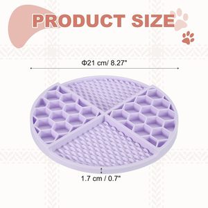 Bol à nourriture pour chien en silicone portable, conçu sur mesure, compatible lave-vaisselle, écologique, à alimentation lente, pour chiens de petite et moyenne taille - Product Image 2